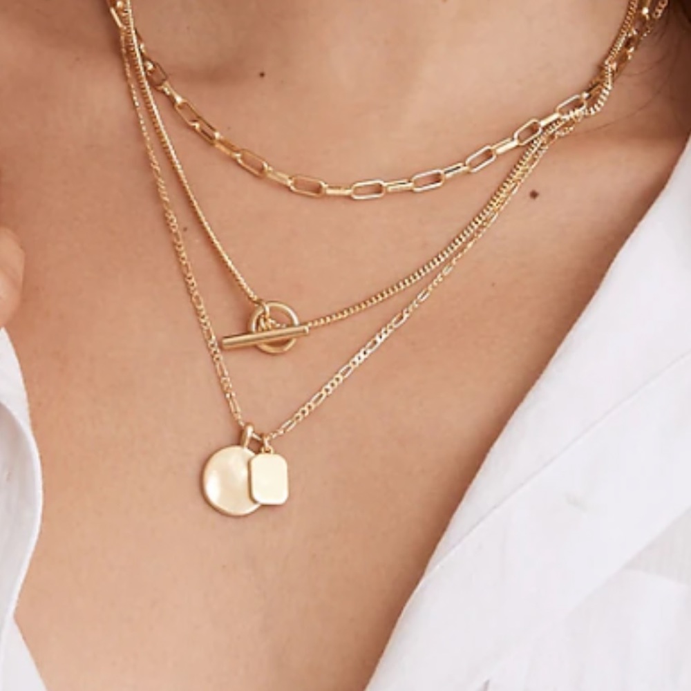 Madewell gold toggle necklace